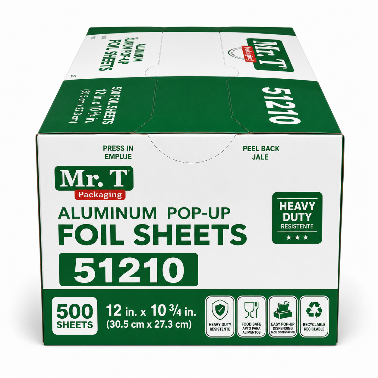 FOIL SHEETS 6/500 12x 10 3/4-50 GAUGE