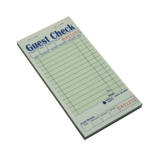 GUEST CHECKS GT-7000 50/50