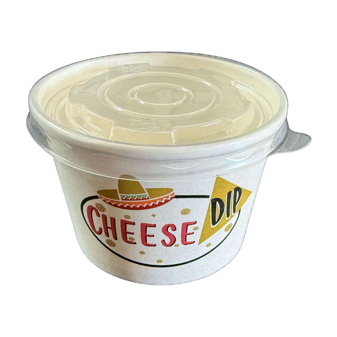 8 OZ SQUAD PAPER CUP COLOR / CHEESE DIP /GUAC