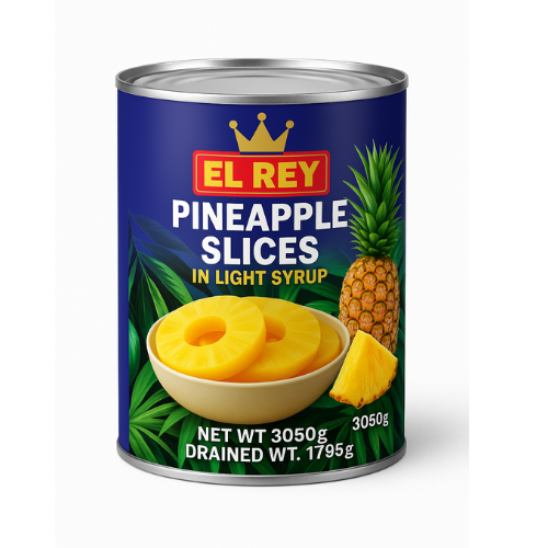 PINEAPPLE SLICES IN NATURAL JUICE
