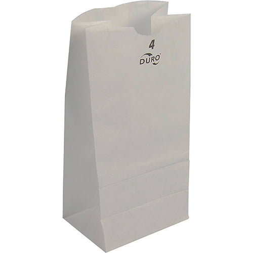 DURO PAPER BAG WHITE 4LB 500CT