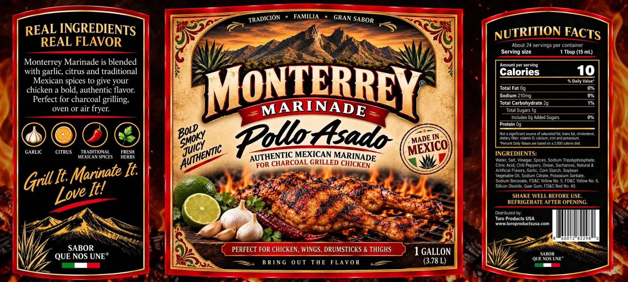 Monterrey Marinade Pollo Asado 1 Gallon