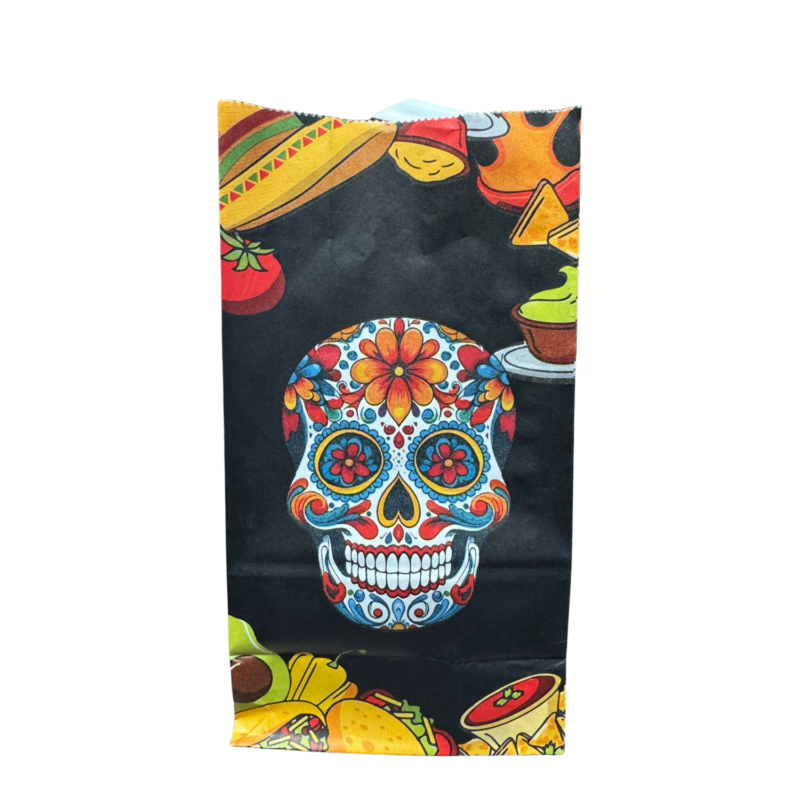 4LB BAG WITH PRINTING  500CT  CATRINA/SKULL