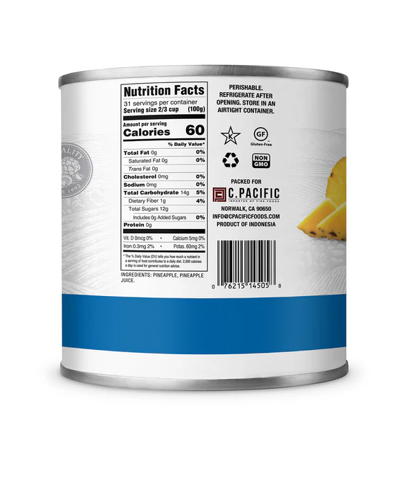 PINEAPPLE SLICES IN NATURAL JUICE - Image 2