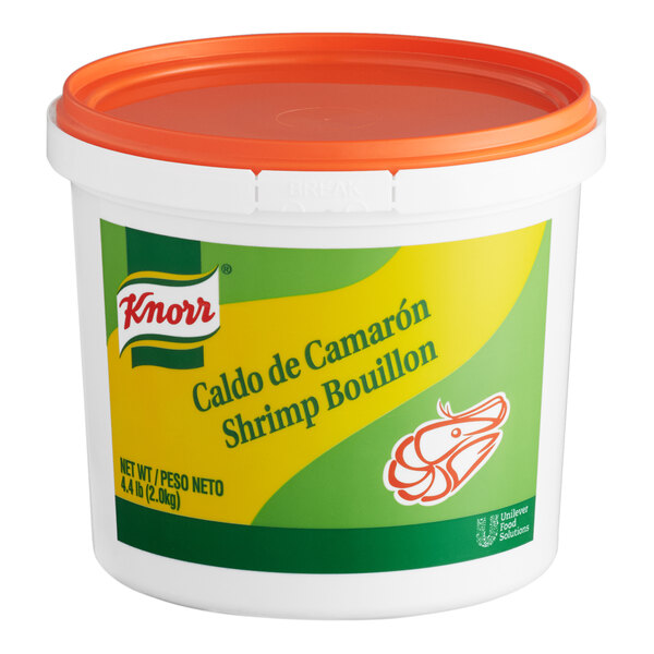 Knorr 4.4 lb. Caldo de Camaron / Shrimp Bouillon Base - 4/Case