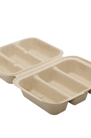 Taco Tray  3 Compartment 300PC / 1 Carton